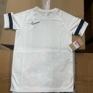 Nike Kids Large White and Black Jersey